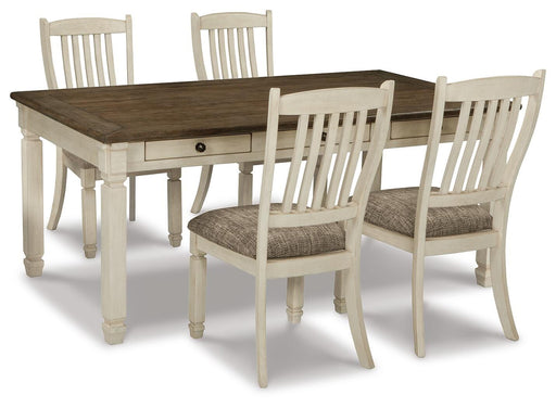 Bolanburg Dining Table and 4 Chairs Two-tone