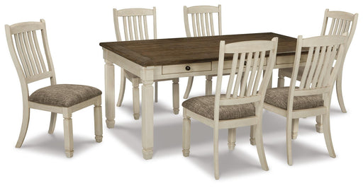 Bolanburg Dining Table and 6 Chairs Standard (v2) Two-tone