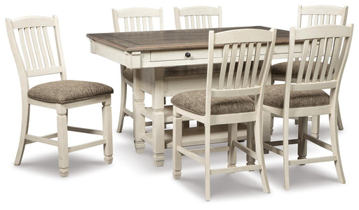 Bolanburg Counter Height Dining Table and 6 Barstools Default Title