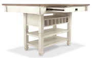 Bolanburg Counter Height Dining Table and 6 Barstools