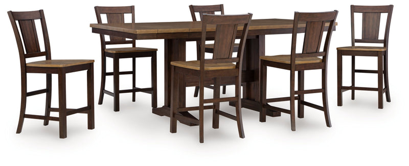 Rylandeen Counter Height Dining Set (Up to 8 Barstools)