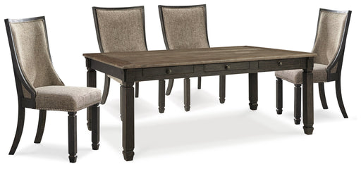 Tyler Creek Dining Set (Up to 6 Barstools) Dining Table 4 Chairs (v2)