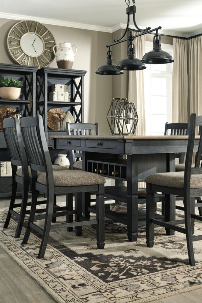 Tyler Creek Dining Set (Up to 6 Barstools)