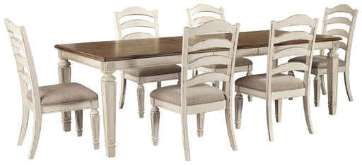 Realyn Dining Sets Dining Table and 6 Chairs