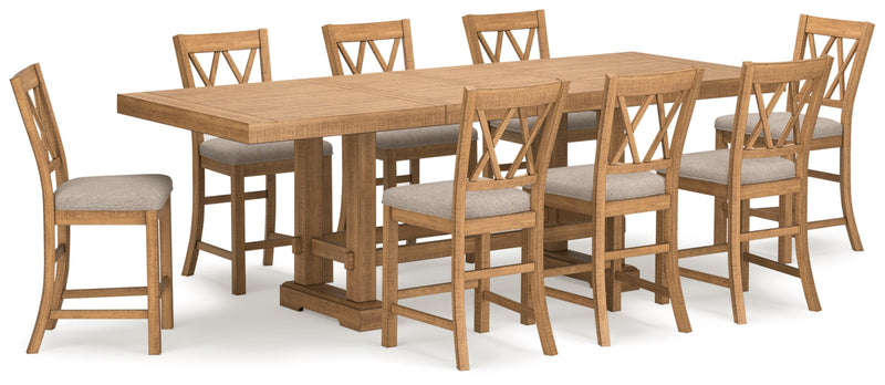 Havonplane Counter Height Dining Set (Up to 10 Barstools)