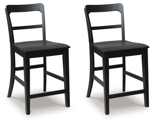 Chadworth Bar Stools Barstool (2 CN) Black