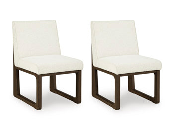 Darimore Dining UPH Side Chair (2/CN) Off White Brown