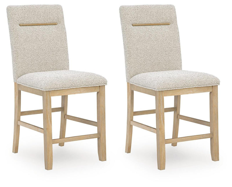 Crendlin Upholstered Barstool (2/CN)