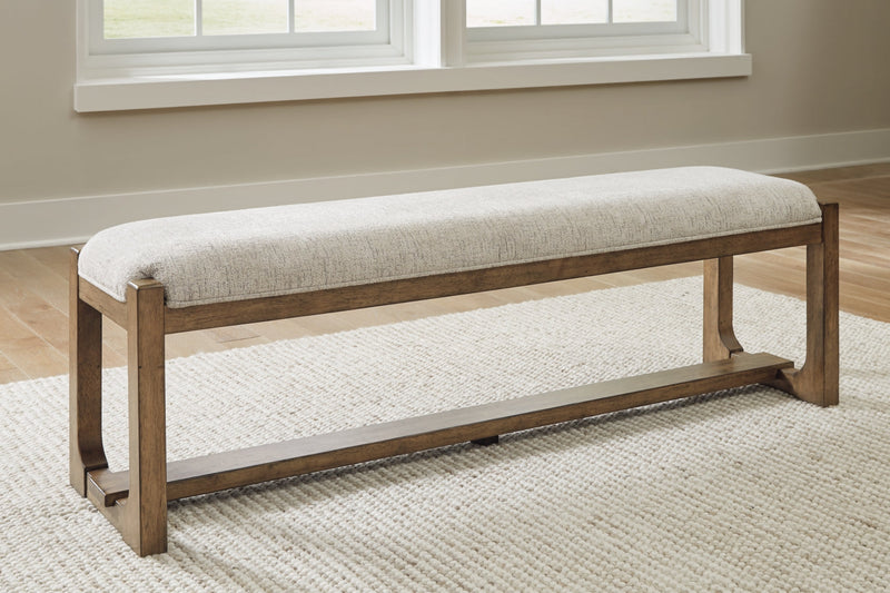 Cabalynn Large Upholstered Dining Room Bench
