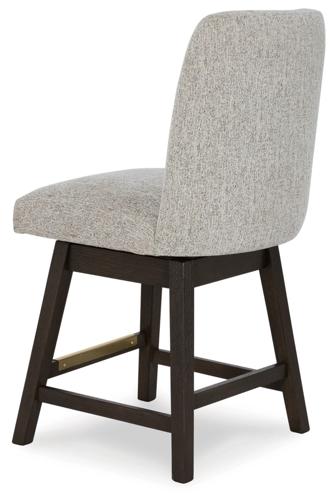Burkhaus Upholstered Swivel Barstool