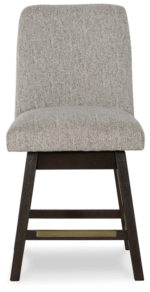 Burkhaus Upholstered Swivel Barstool