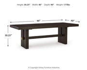 Burkhaus RECT Dining Room Table