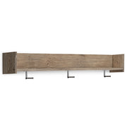 Oliah Wall Mounted Coat Rack w/Shelf Default Title