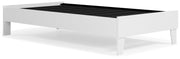 Piperton Bed Twin Platform Bed White