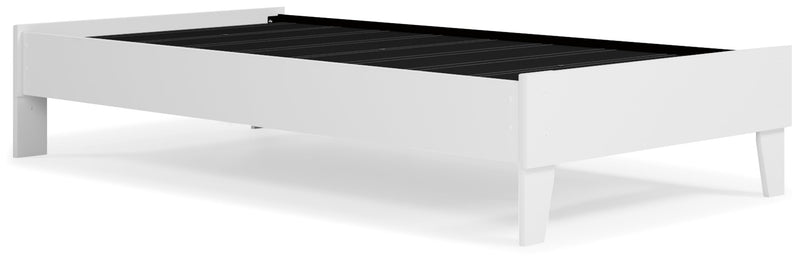 Piperton Bed Twin Platform Bed White