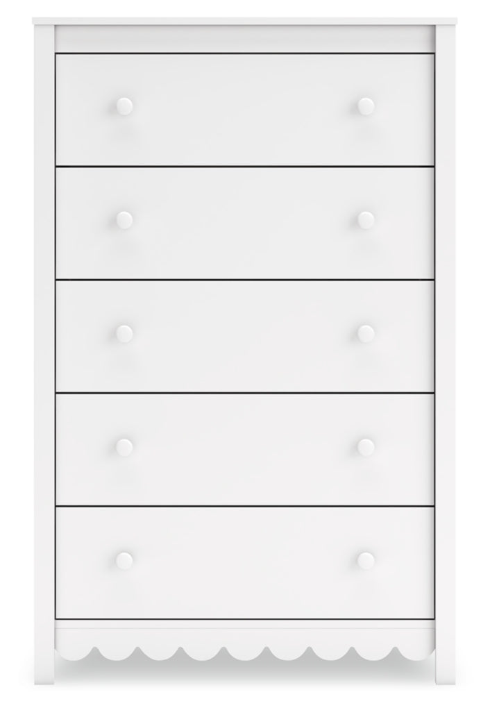 Hallityn Five Drawer Chest