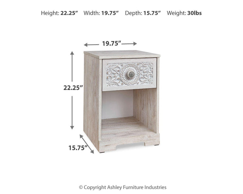 Paxberry One Drawer Night Stand