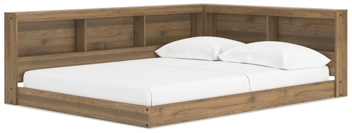 Deanlow Bed Full Bookcase Storage Bed