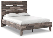 Neilsville Platform Bed Full Panel Platform Bed Multi Gray