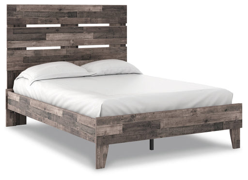 Neilsville Platform Bed Full Panel Platform Bed Multi Gray
