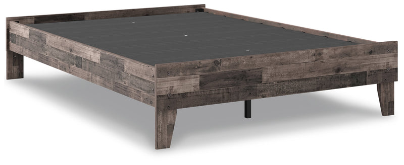 Neilsville Platform Bed Full Platform Bed Multi Gray