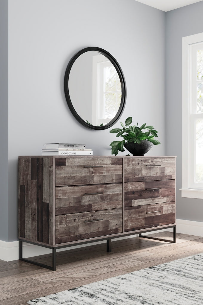 Neilsville Six Drawer Dresser