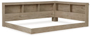 Oliah Bookcase Storage Bed