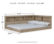 Oliah Bookcase Storage Bed