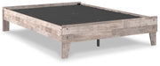 Neilsville Platform Bed Full Platform Bed Whitewash