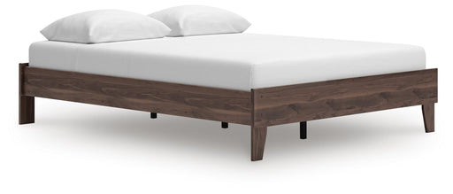 Calverson Beds Queen Platform Bed Mocha