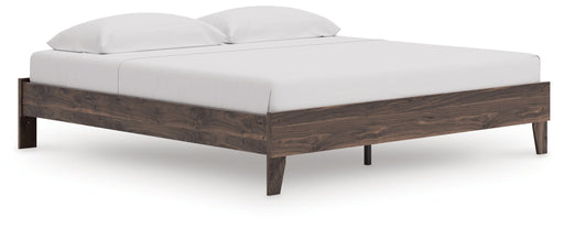 Calverson Platform Bed King Platform Bed Brown