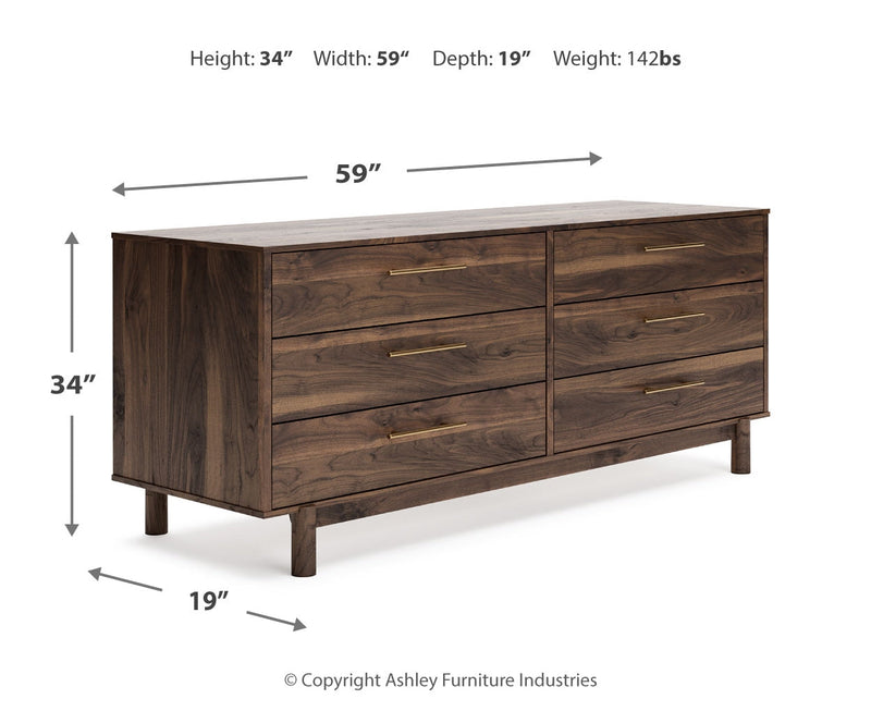 Calverson Six Drawer Dresser