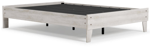 Shawburn Platform Bed Full Platform Bed Whitewash