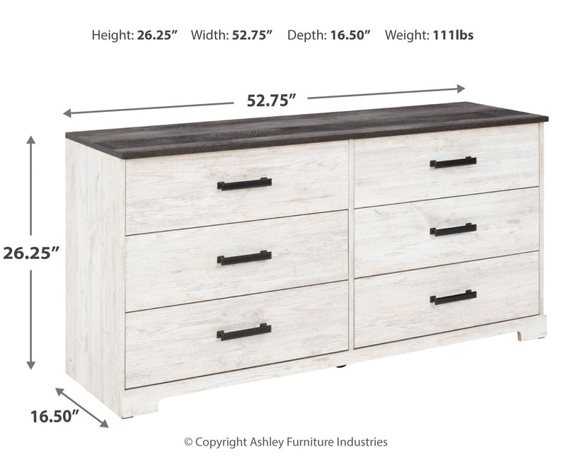 Shawburn Six Drawer Dresser