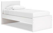 Onita Platform Bed Twin Panel Platform Bed White
