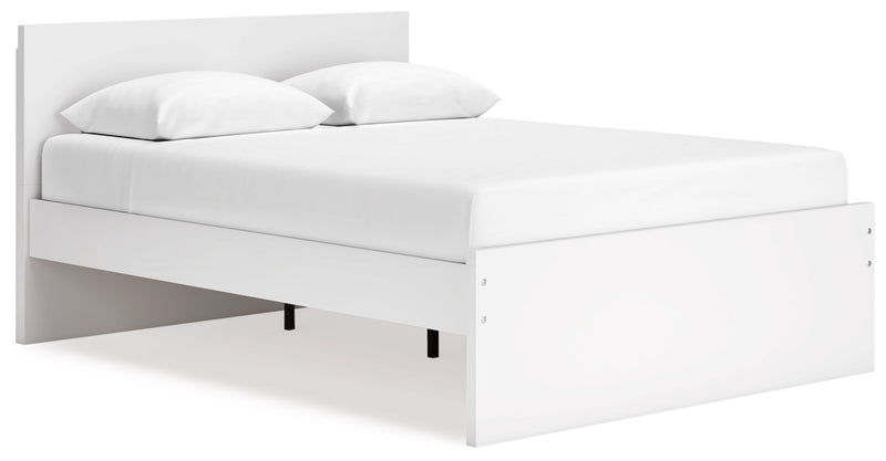 Onita Platform Bed Queen Panel Platform Bed White