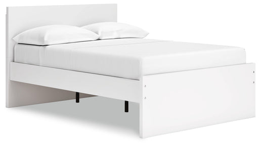 Onita Platform Bed Full Panel Platform Bed White