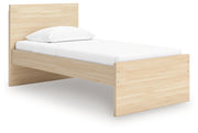 Onita Platform Bed Twin Panel Platform Bed Natural