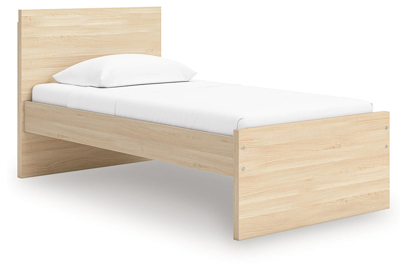 Onita Platform Bed Twin Panel Platform Bed Natural