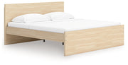Onita Platform Bed Queen Panel Platform Bed Natural