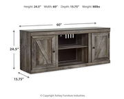 Wynnlow LG TV Stand w/Fireplace Option