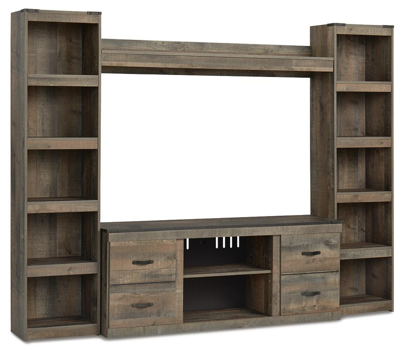 Trinell TV Stands 4-Piece Entertainment Center (v2)