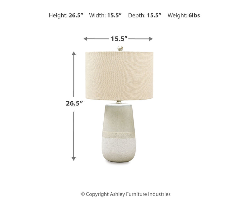 Shavon Ceramic Table Lamp