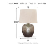 Magalie Metal Table Lamp