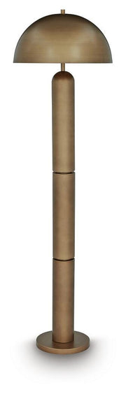 Abanson Floor Floor Lamps Wendfield Floor Lamp Antique Gold Finish