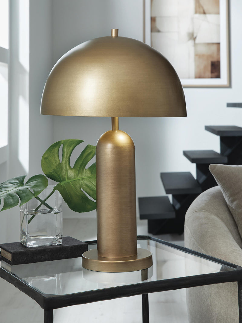 Saffi Table Lamps - Antique Gold Finish