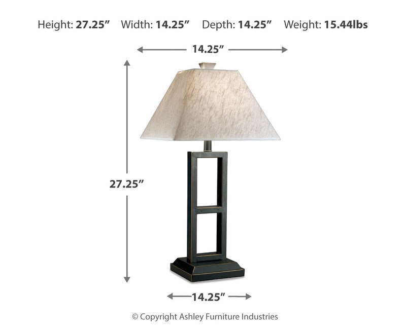 Deidra Metal Table Lamp