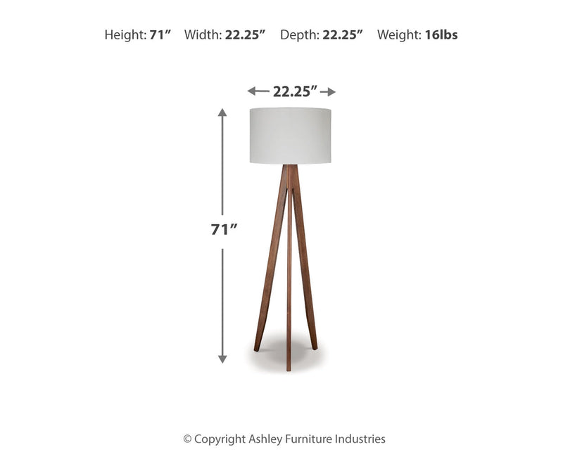 Dallson Wood Floor Lamp
