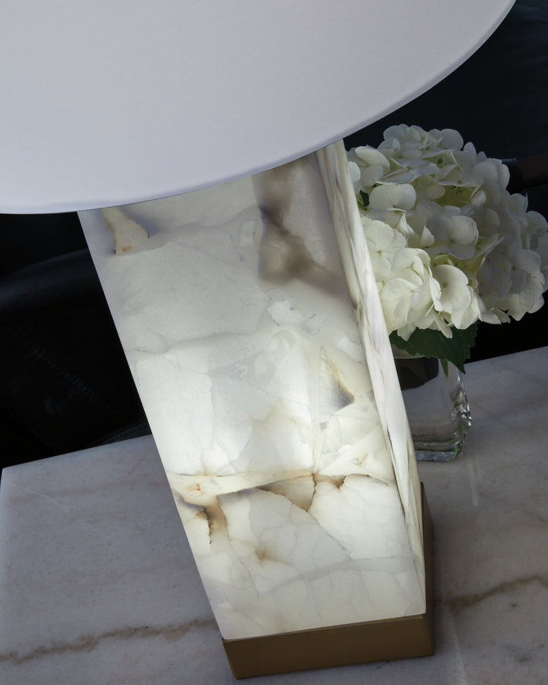 Linderfield Alabaster Table Lamp