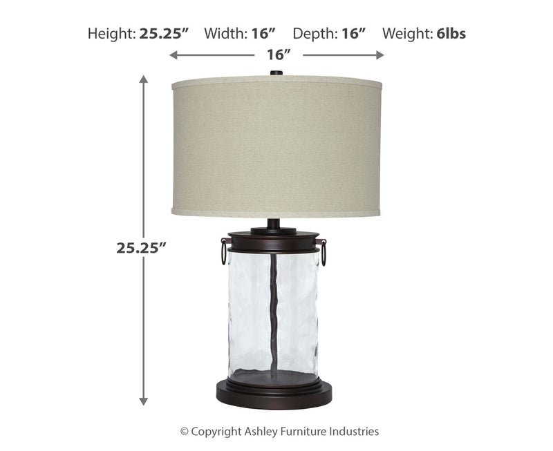 Tailynn Glass Table Lamp